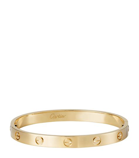 cartier love yellow gold bracelet|cartier love collection yellow gold.